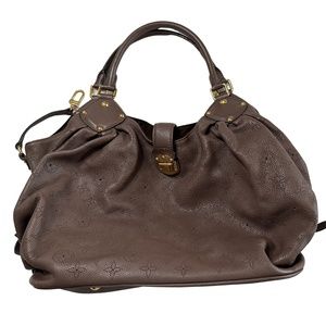 Louis Vuitton Mahinia L Hobo -  Chocolate Shoulder Bag
